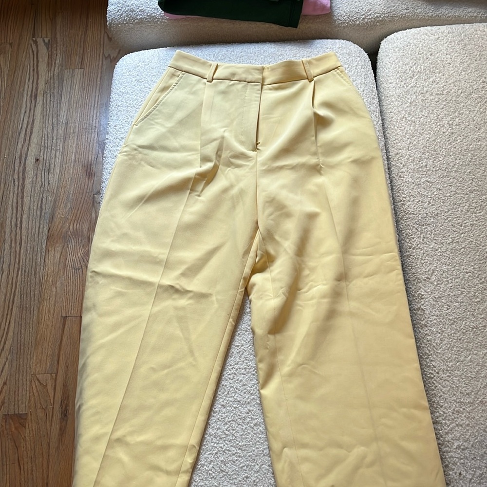 Zara Yellow Dress Pants
